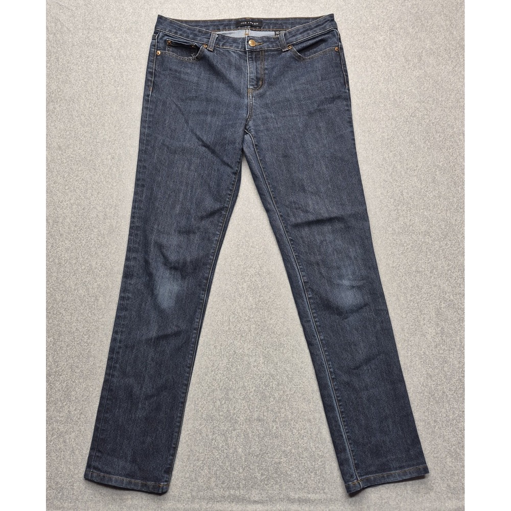 Joe Fresh Slim Jeans Womens 32x31 Dark Wash Low Rise Stretch Denim Preppy